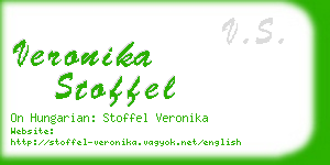 veronika stoffel business card